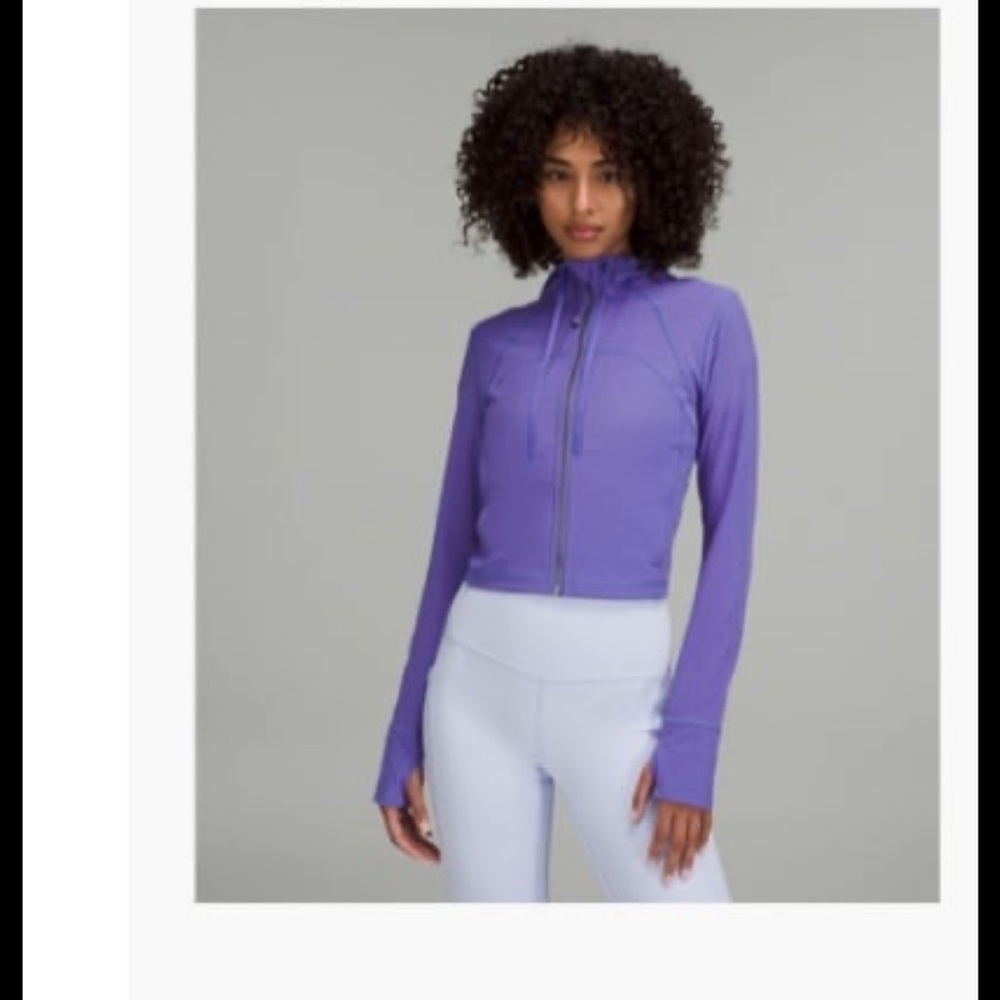 Lululemon nulu and Mesh Cropped Define Jacket-NWOT